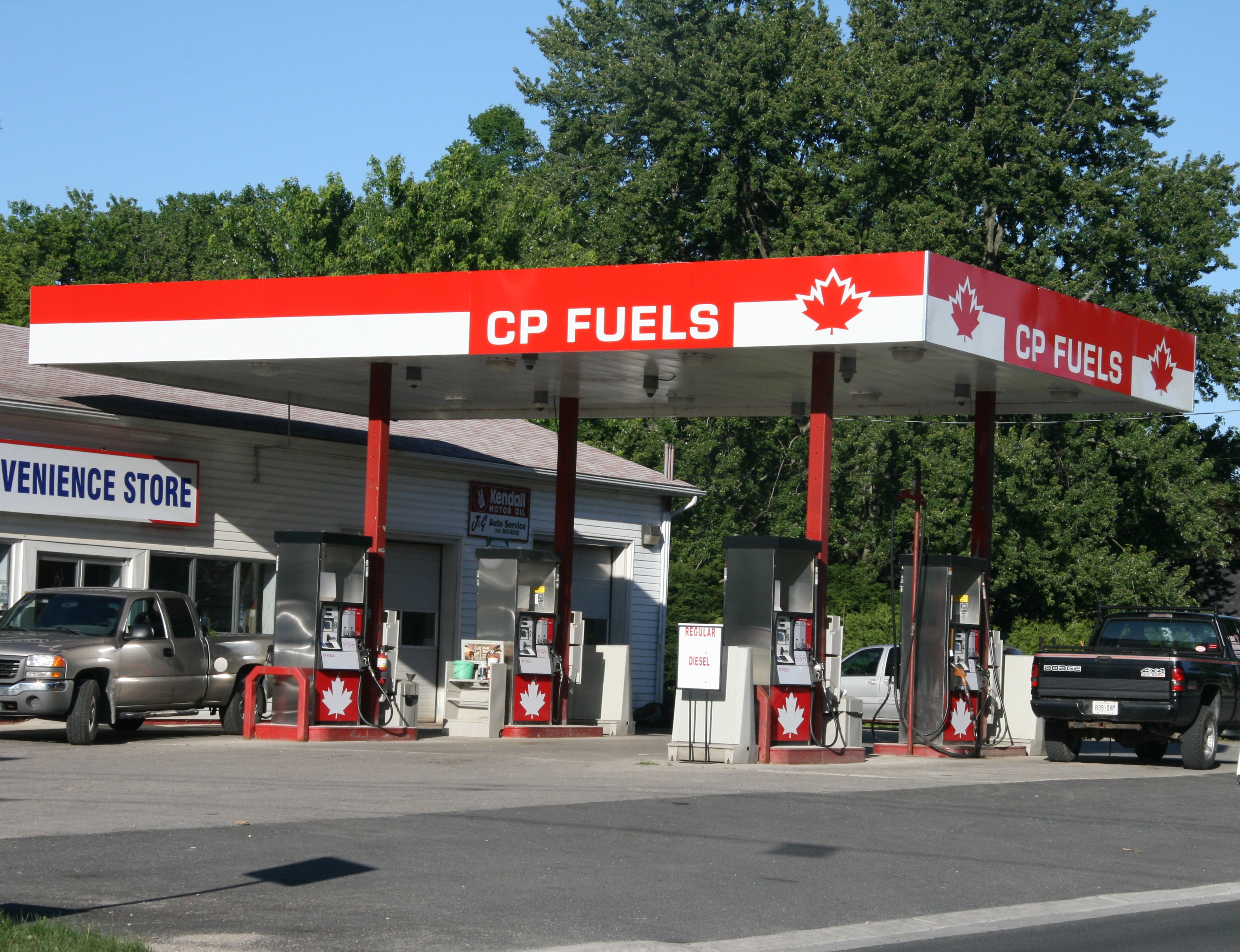 Gas Station Canopy signs